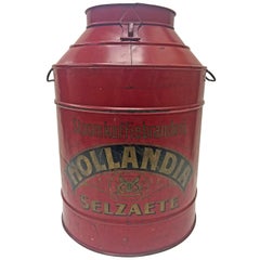 Antique German Coffee Tin Container