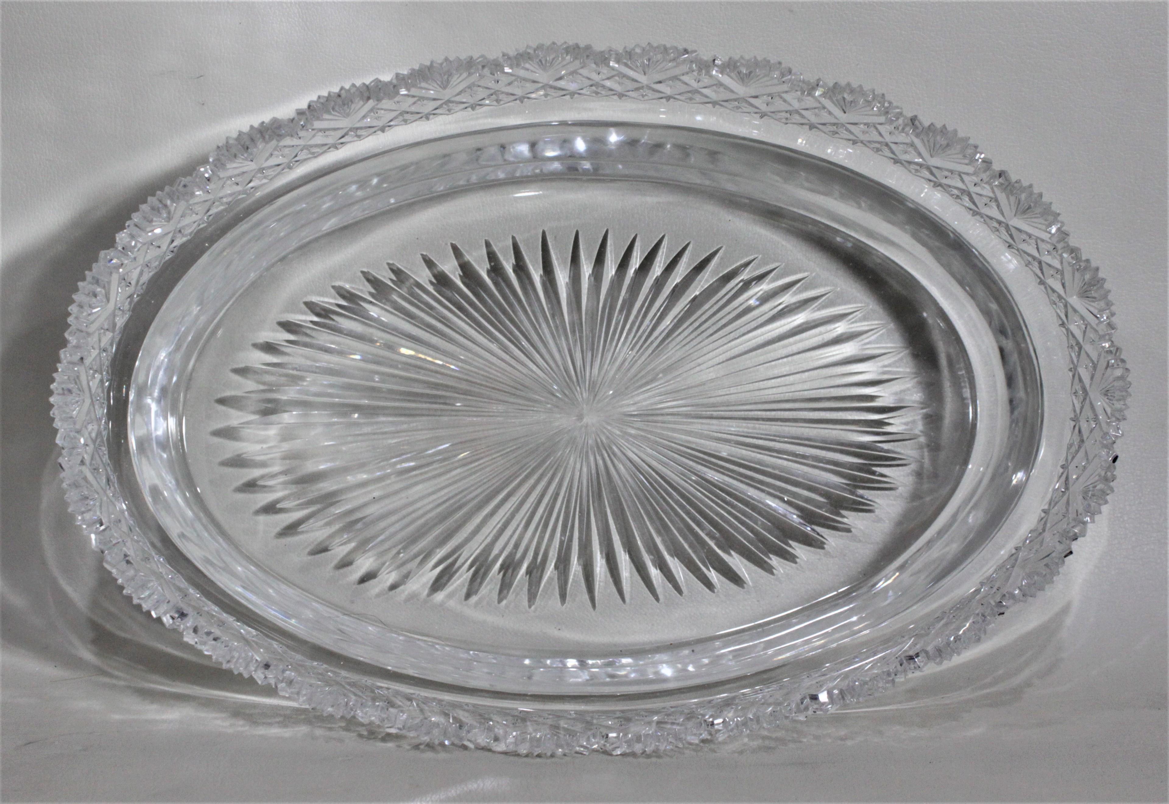 Antique German Continental Silver and Cut Crystal Footed Centerpiece 4