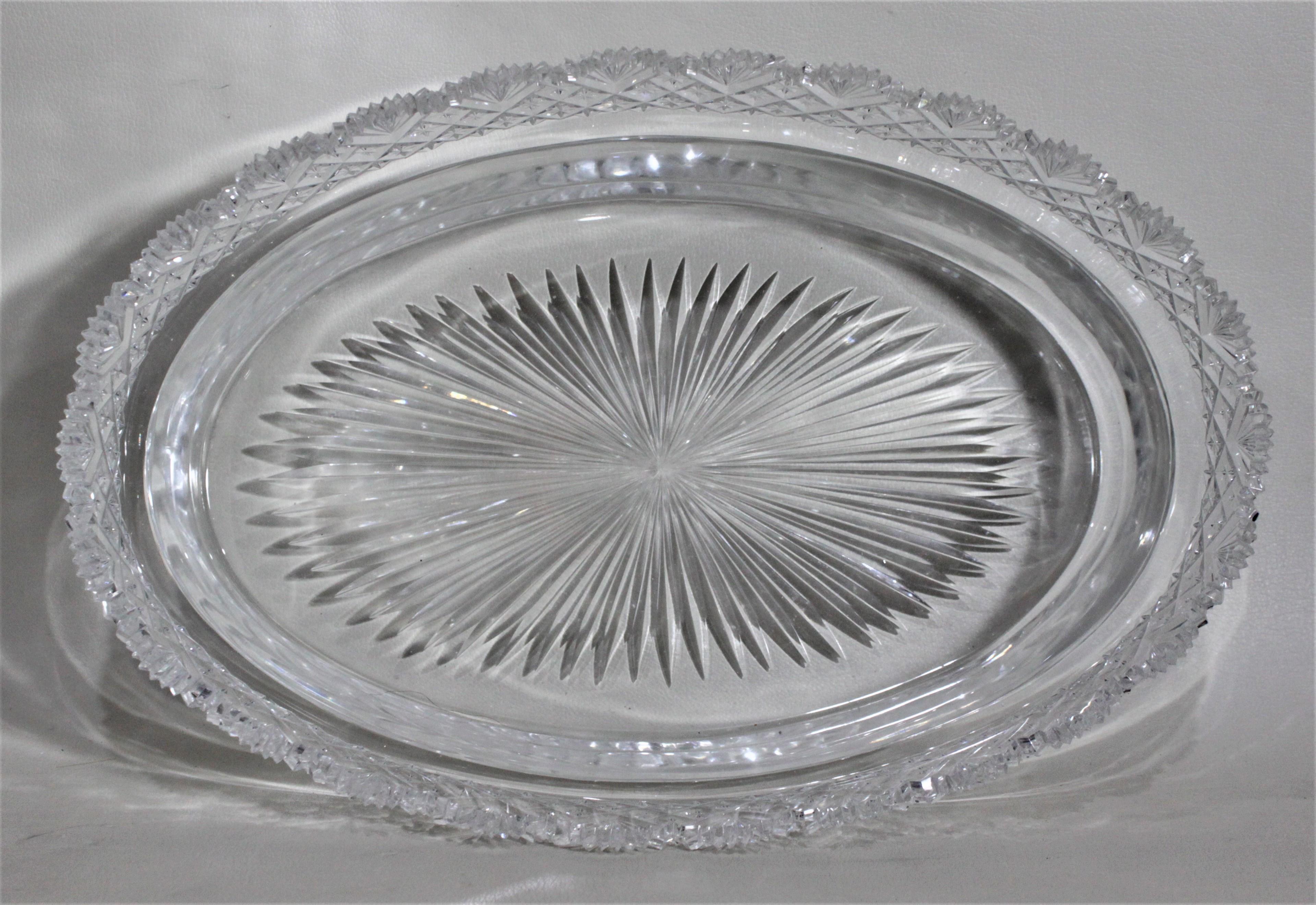 Centre de table allemand ancien sur pied en argent continental et cristal taillé 2