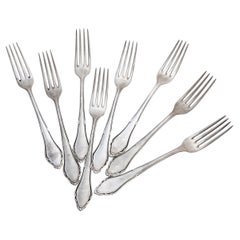 Forchette da pranzo tedesche antiche; set di 8 pezzi