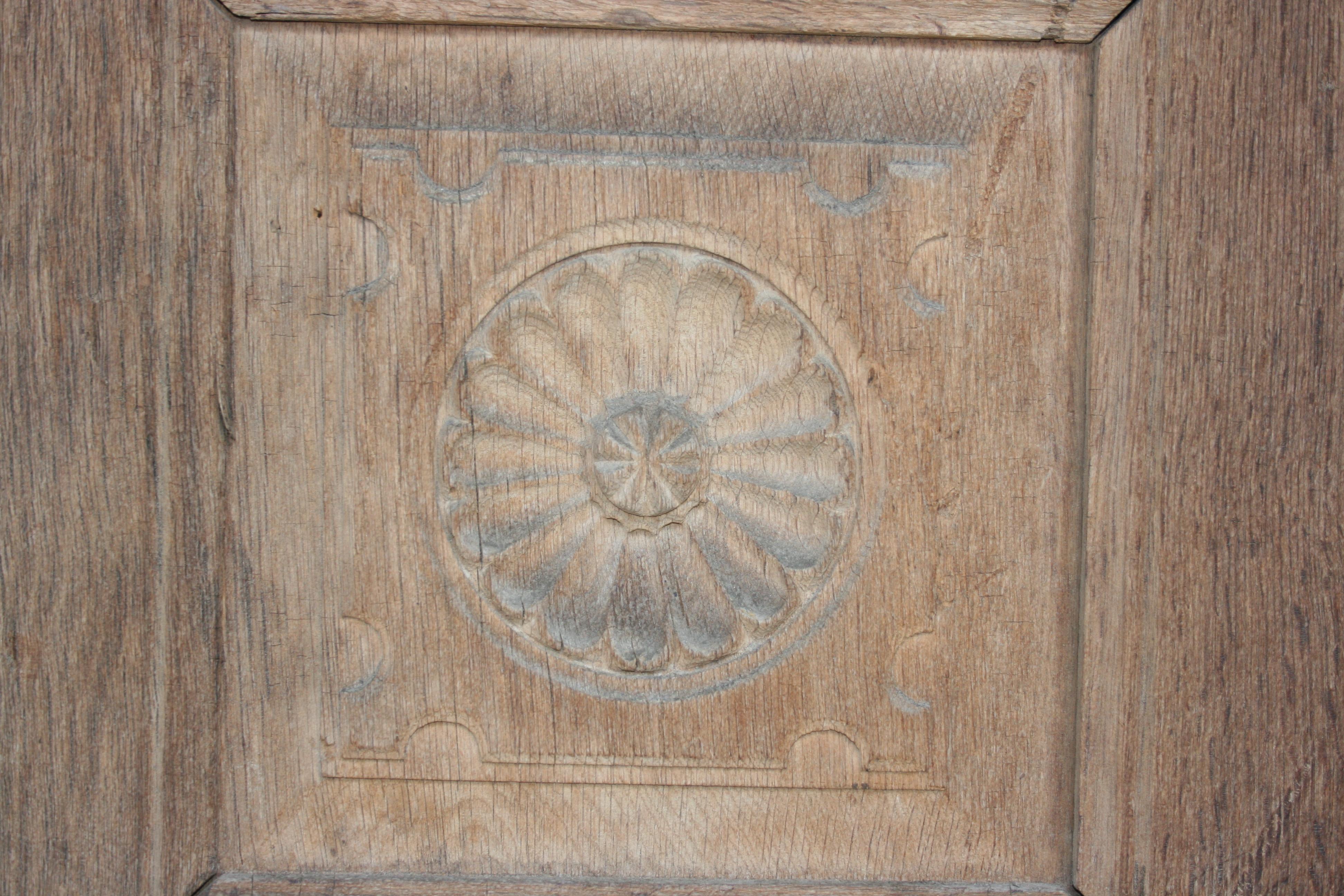 Puerta Alemana Antigua de Madera de Roble y Abeto en venta 3