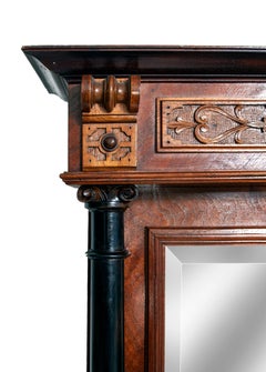 Antique German Entry Mirror