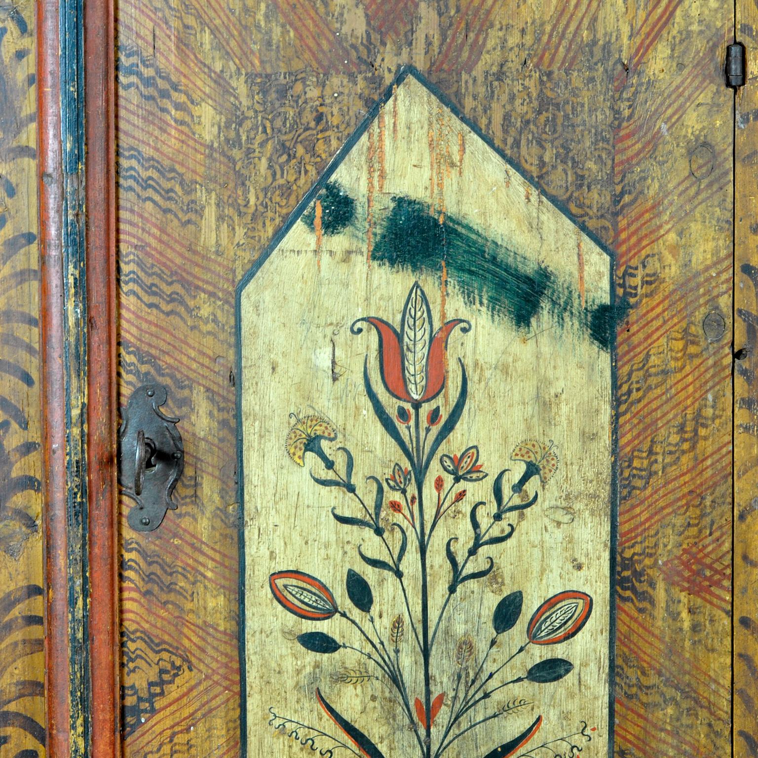 Antico gabinetto di arte popolare tedesca, circa 1850 in vendita 4