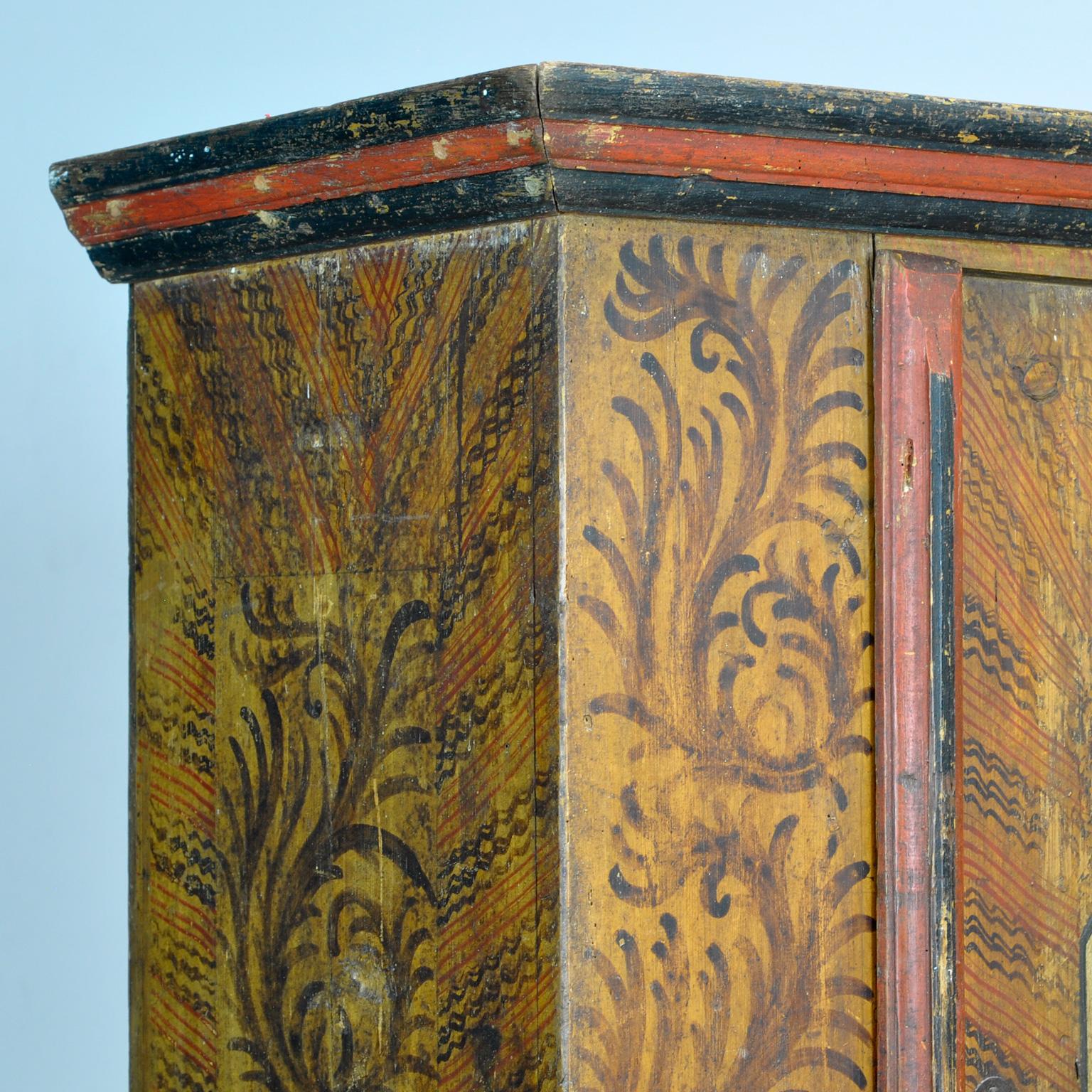 Antico gabinetto di arte popolare tedesca, circa 1850 in vendita 7