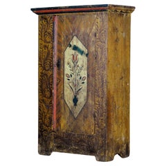 Cabinet ancien d'art populaire allemand, vers 1850