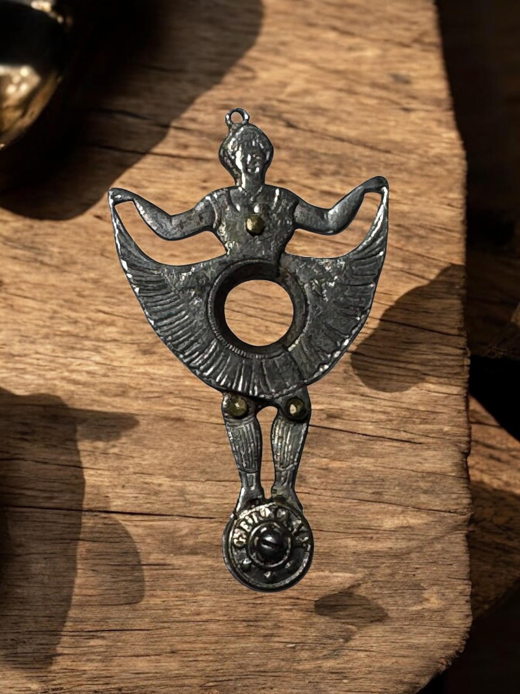 Antique German Girl Figural Cigar Cutter for Pocket Watch Chain, FOB, 1890s For Sale 5