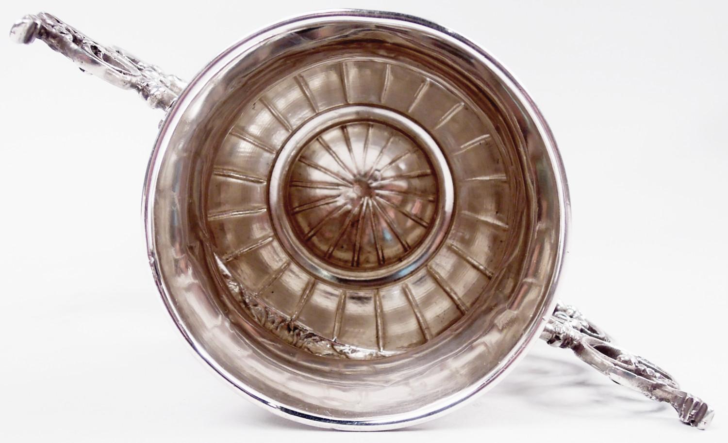 Antike deutsche Hanau Barock Silber Hochzeit Cup mit stattlichen Dame im Angebot 3