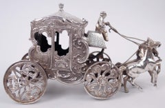 Antique German Hanau Rococo Carriage Ornament