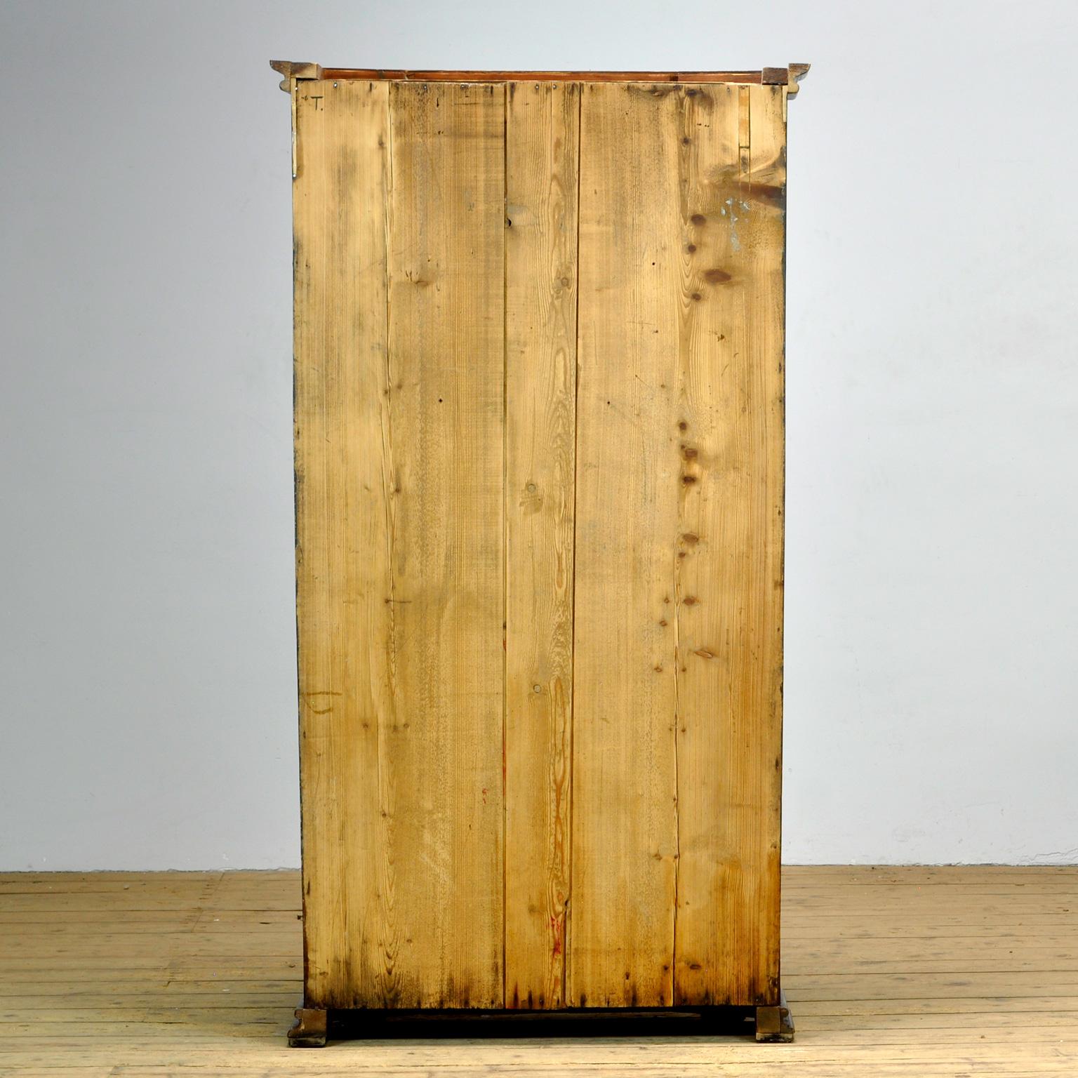 Antique German Hand Painted Cabinet, Circa 1850 For Sale 7