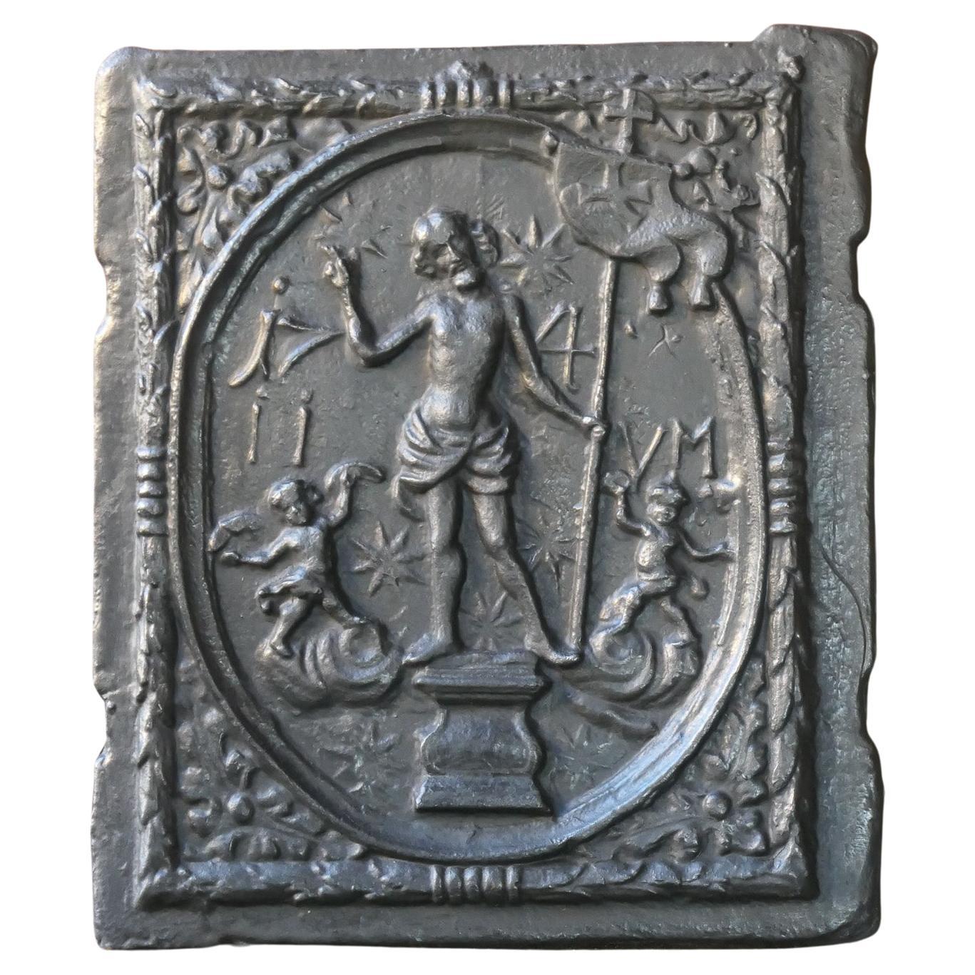 Antico parafuoco tedesco "Jesus", 18° secolo