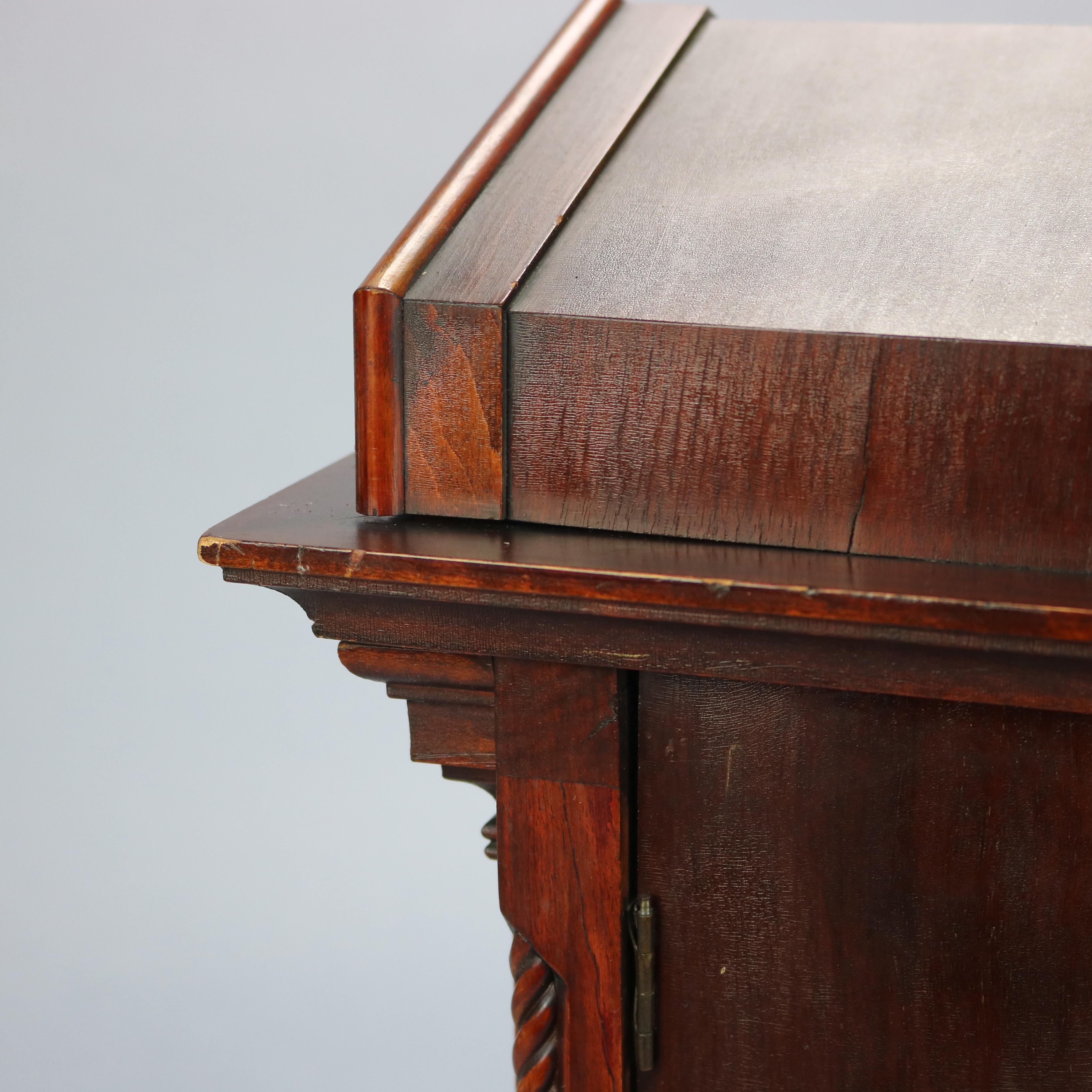 Antique German Junghans Mahogany Bracket Clock, Circa 1900 9