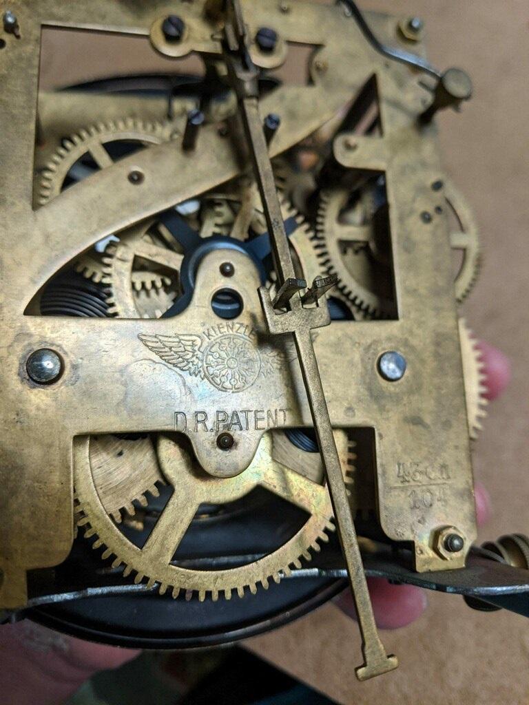 Antique German Kienzle Vienna Walnut Regulator Wall Clock RA Pendulum 4