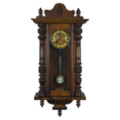 Antique German Kienzle Vienna Walnut Regulator Wall Clock RA Pendulum