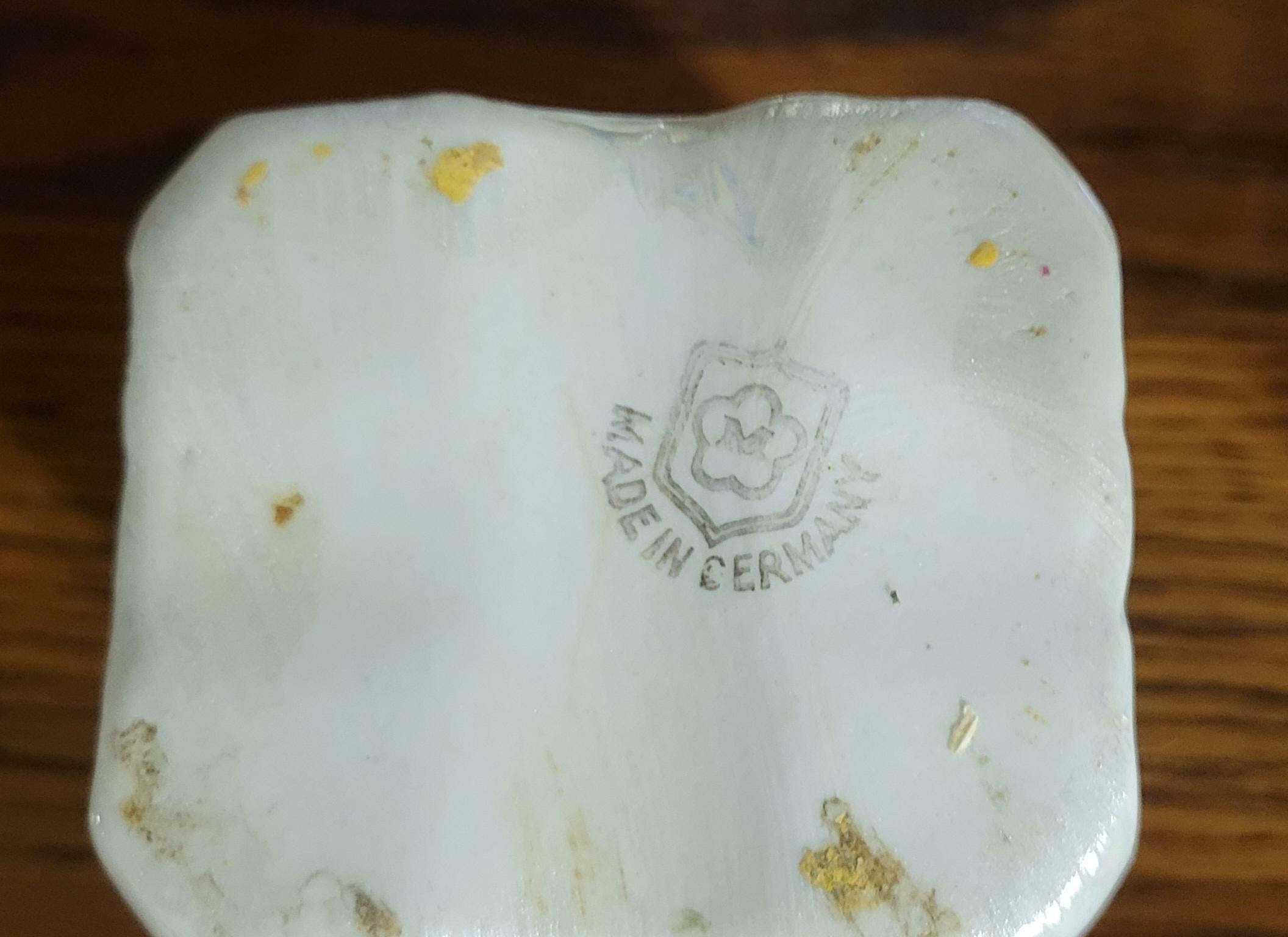 Antique German Lusterware Porcelain Canister Set For Sale 11