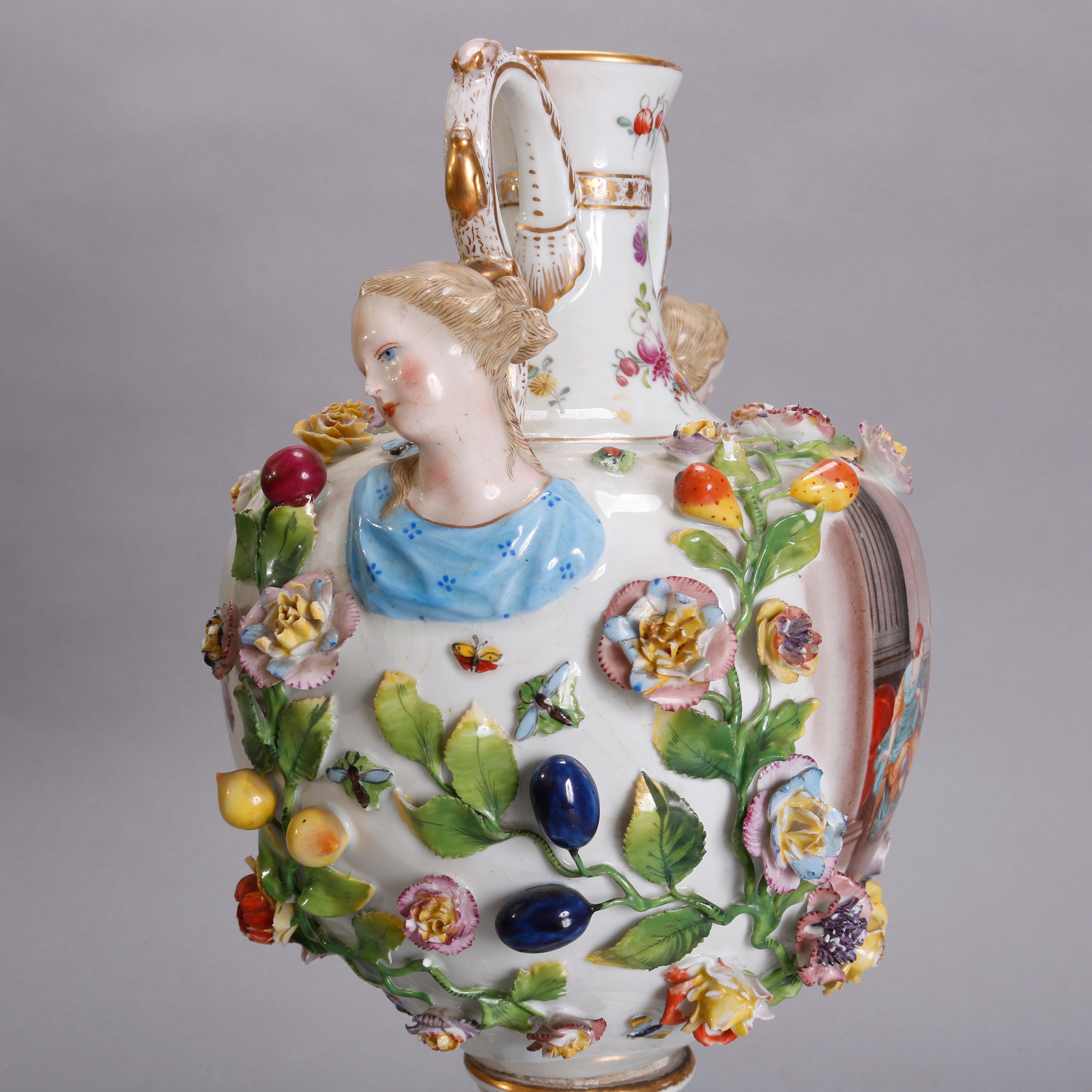 meissen urn
