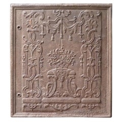 Antique German Neoclassical Fireback / Backsplash, 18th-19th Century