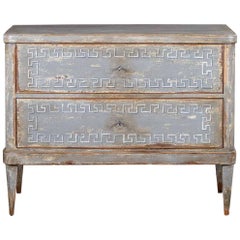 Antique German Painted Biedermeier Chest, circa 1830