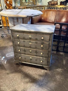 Antique German Painted Chest of Drawers
