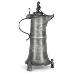 Antique German Pewter Jug