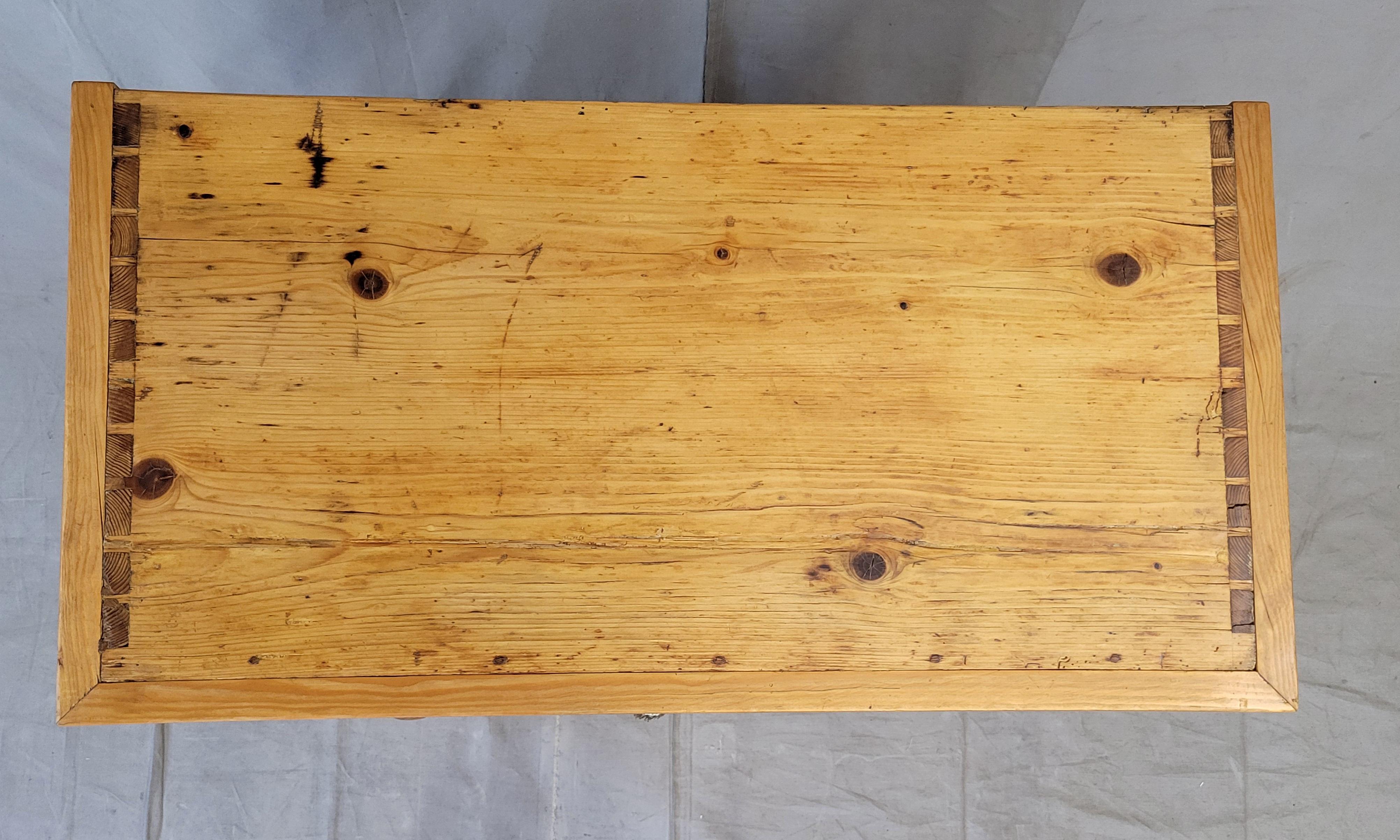 Antique German Pine Locking Pie or Larder Cabinet For Sale 1