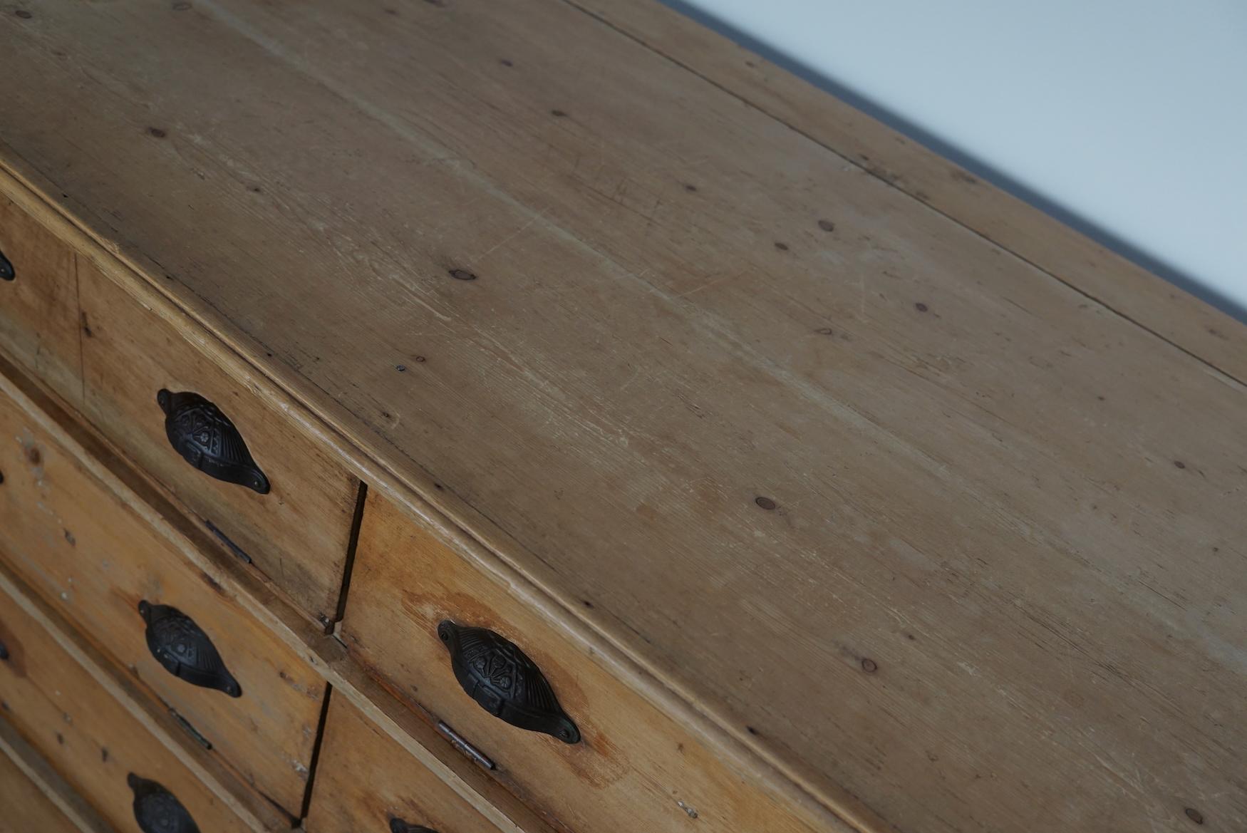 Antique German Pine Shop Cabinet, Early 20th Century in vendita 5