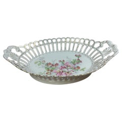 Antique German Porcelain Fruit Serving Plate