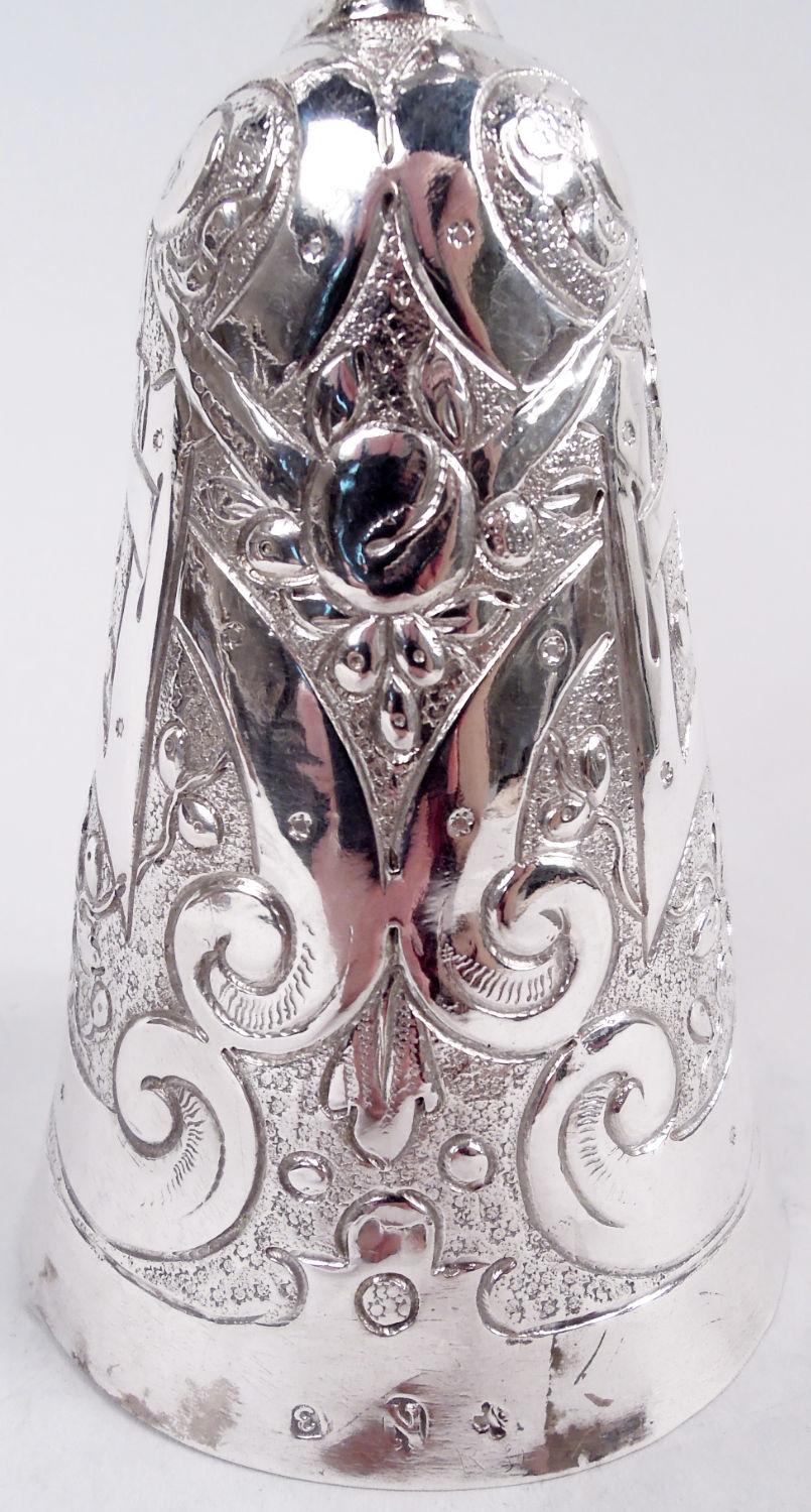 Antigua Copa de Bodas Jungfrau Renacimiento Alemán Plata en venta 1