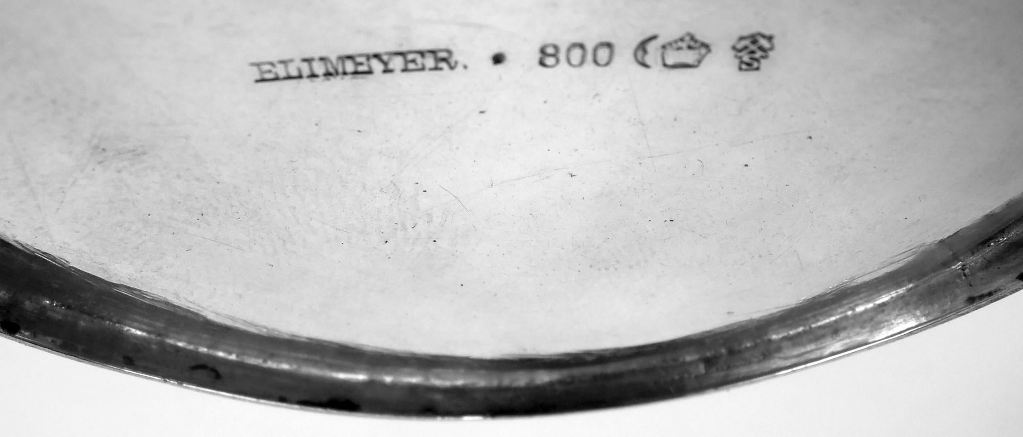 Antiguo juego de té y café rococó alemán de plata de 5 piezas en venta 1