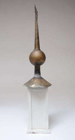 Antique German Rooster Mounted Weathervane