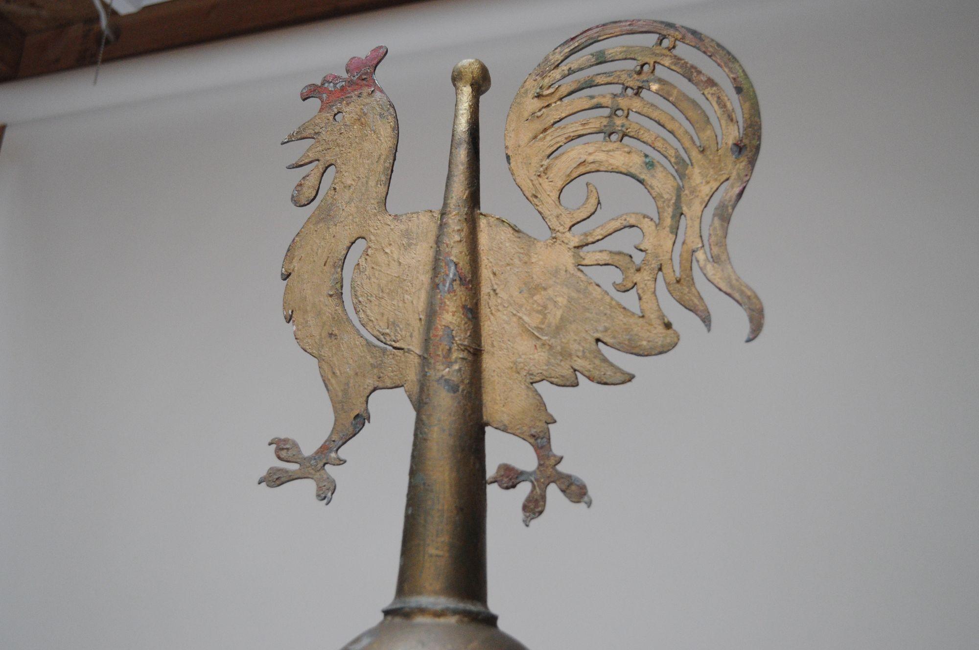 Antique German Rooster Mounted Weathervane For Sale 13