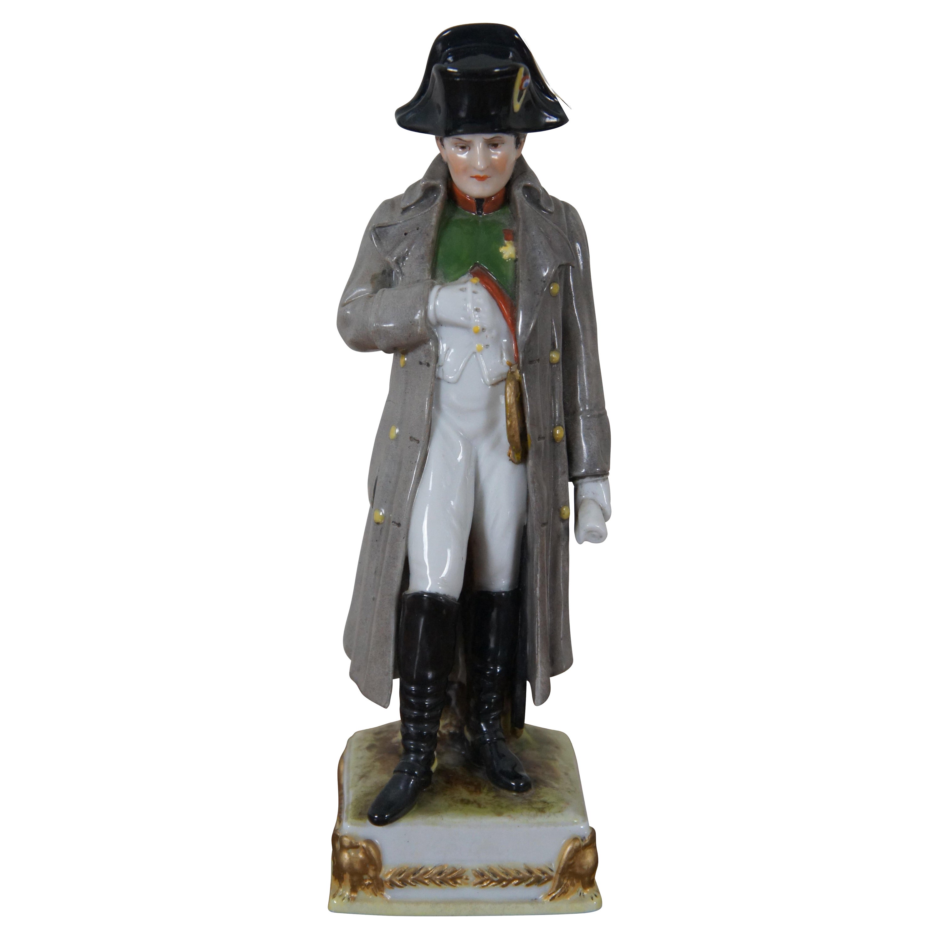 Antique German Scheibe Alsbach Kister KPM Napoleon Porcelain Figurine 9"