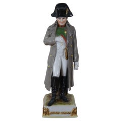 Antique German Scheibe Alsbach Kister KPM Napoleon Porcelain Figurine 9"
