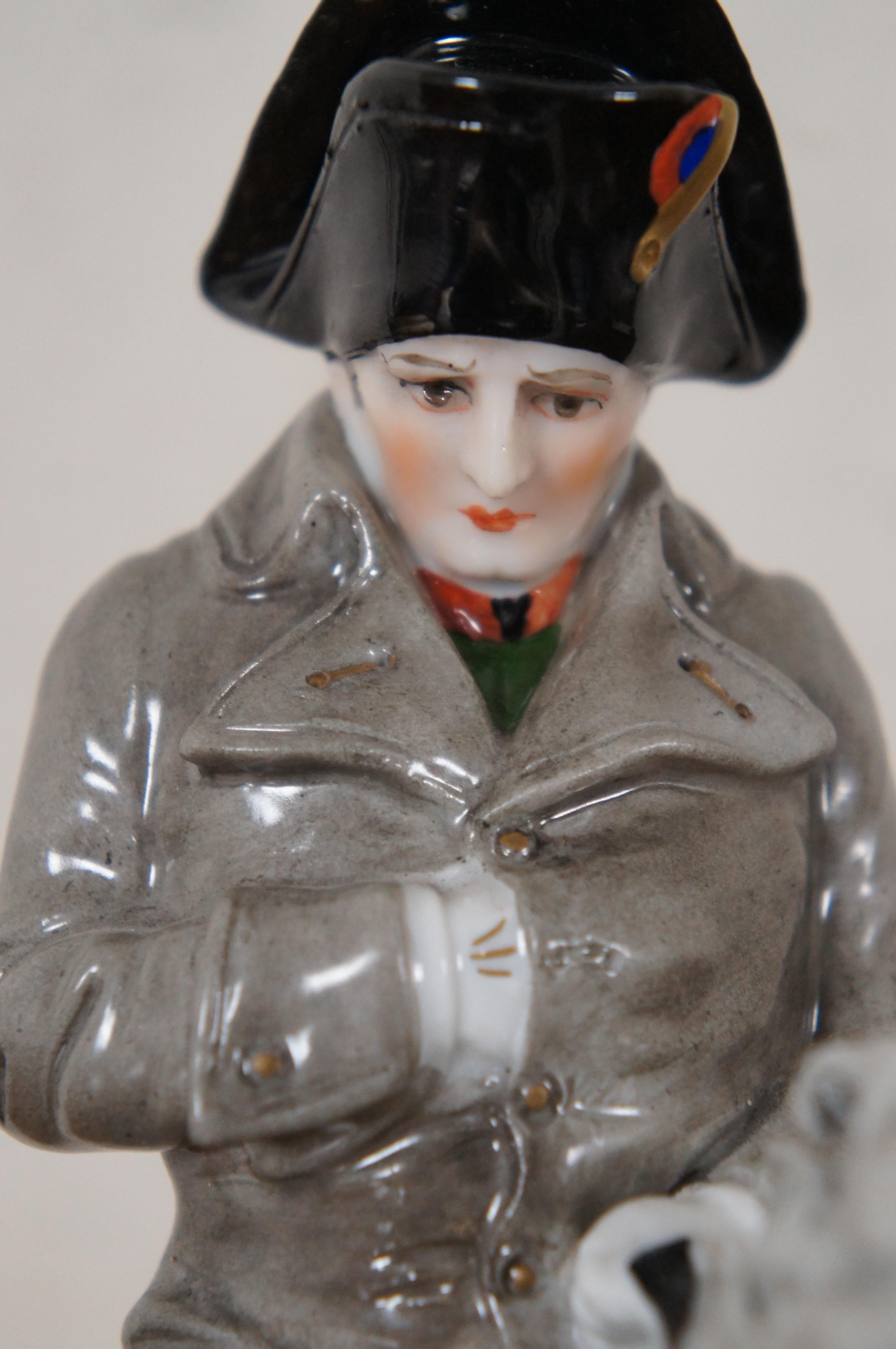Antique German Shiebe Alsbach Kister KPM Porcelain Napoleon Horse Figurine 10