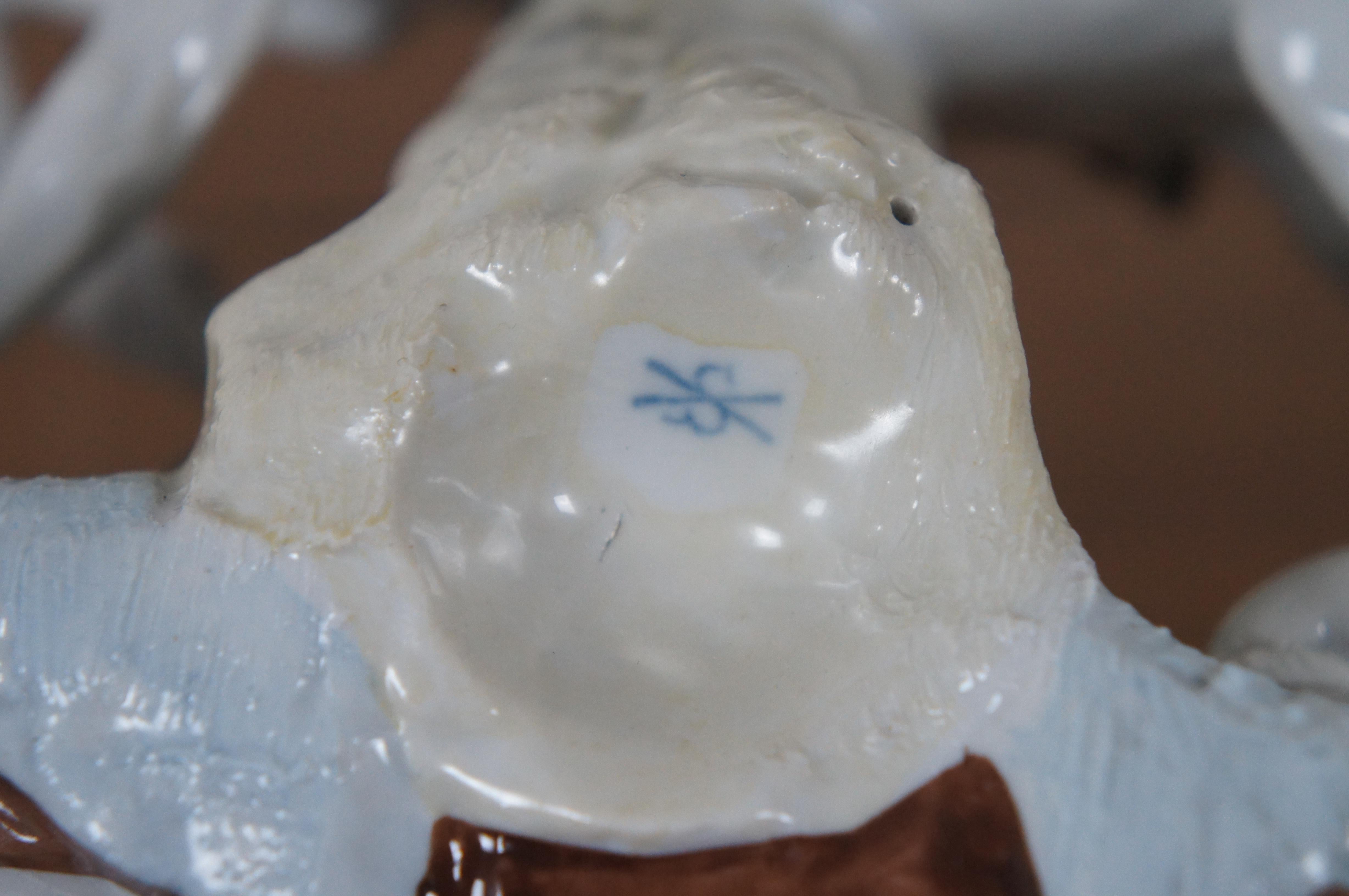 Antique German Shiebe Alsbach Kister KPM Porcelain Napoleon Horse Figurine 10