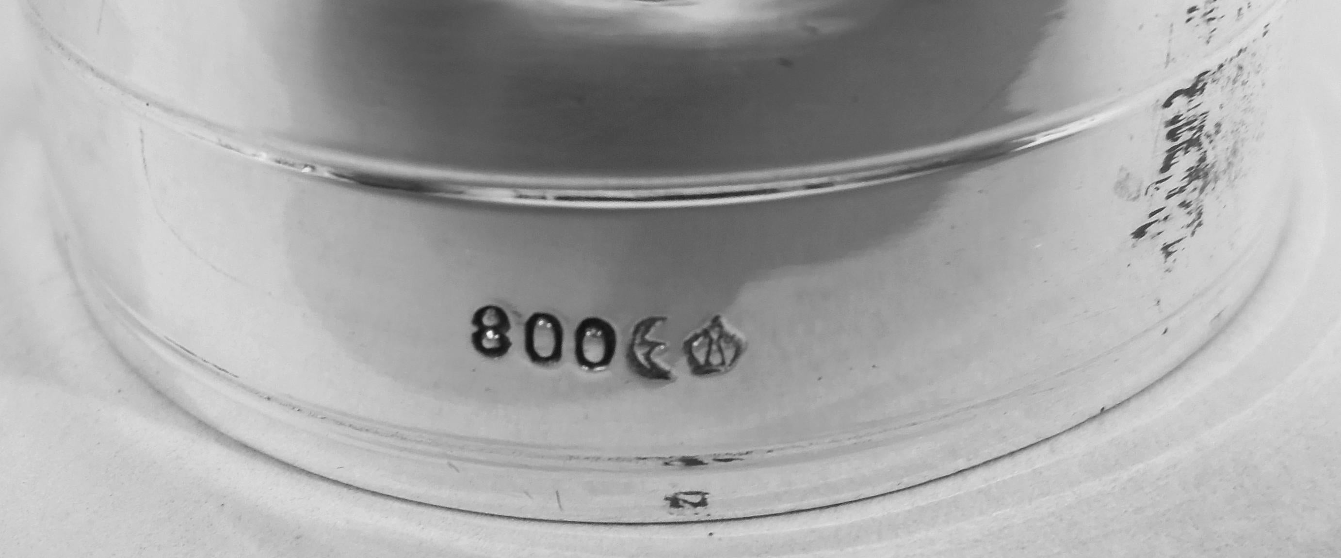 Antique German Silver Boar Head Stirrup Cup For Sale 2