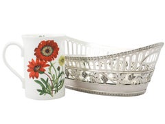 Antique German Silver Bread Dish by Bruckmann & Söhne Circa 1910