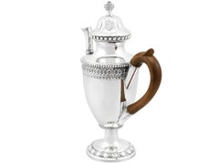 18th Century German Silver Coffee Pot