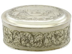 17th Century German Silver Gilt Tobacco Box