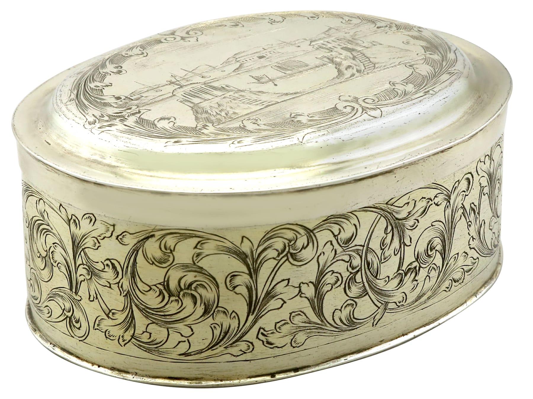 17th Century German Silver Gilt Tobacco Box In Excellent Condition For Sale In Jesmond, Newcastle Upon Tyne