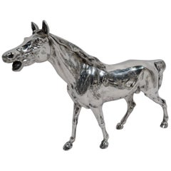 Antique German Silver Horse Figure