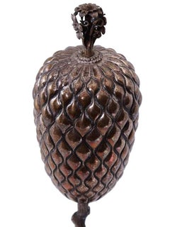 Antique German Silver Pineapple Goblet with Cover