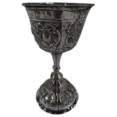 Antique German Silver Kiddush Cup