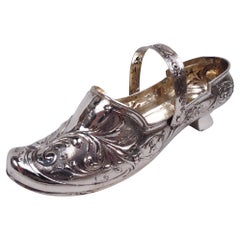 Antique German Silver Lady’s Shoe