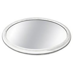 Antique German Silver Mirrored Plateau by M.H. Wilkens, Circa 1900