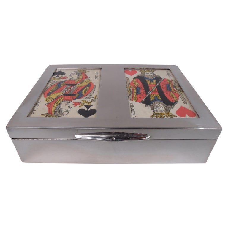 Homtone - Caja con tapa de cristal vintage plateada, caja de almacenamiento  decorativa para joyas, fiestas de cumpleaños (grande) : : Moda