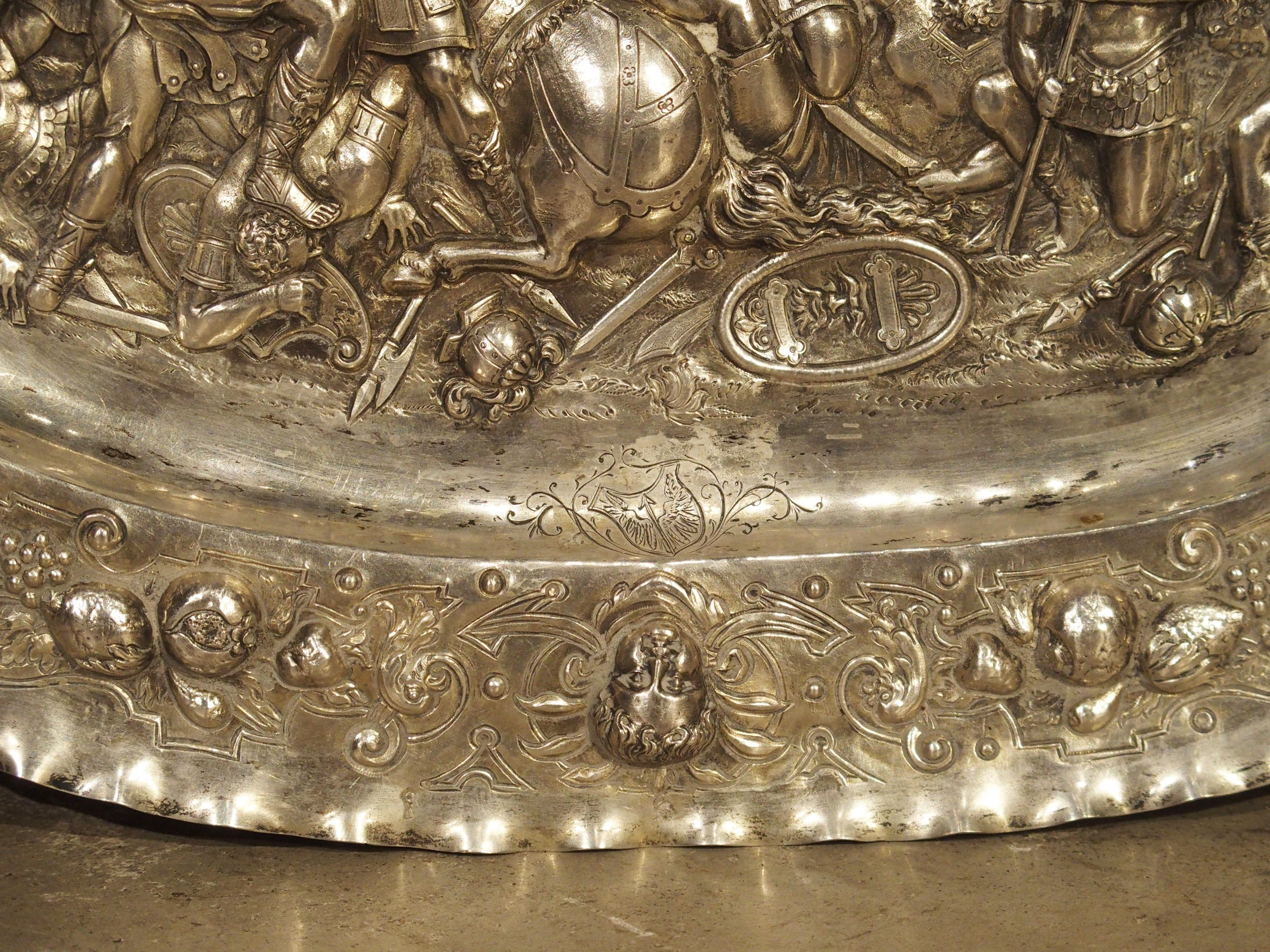 silver repousse