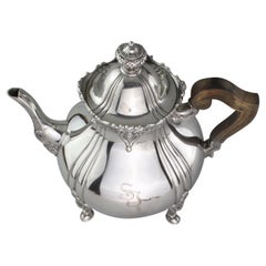 Antique German Silver Teapot, by Carl Steyl, Germany, circa 1910