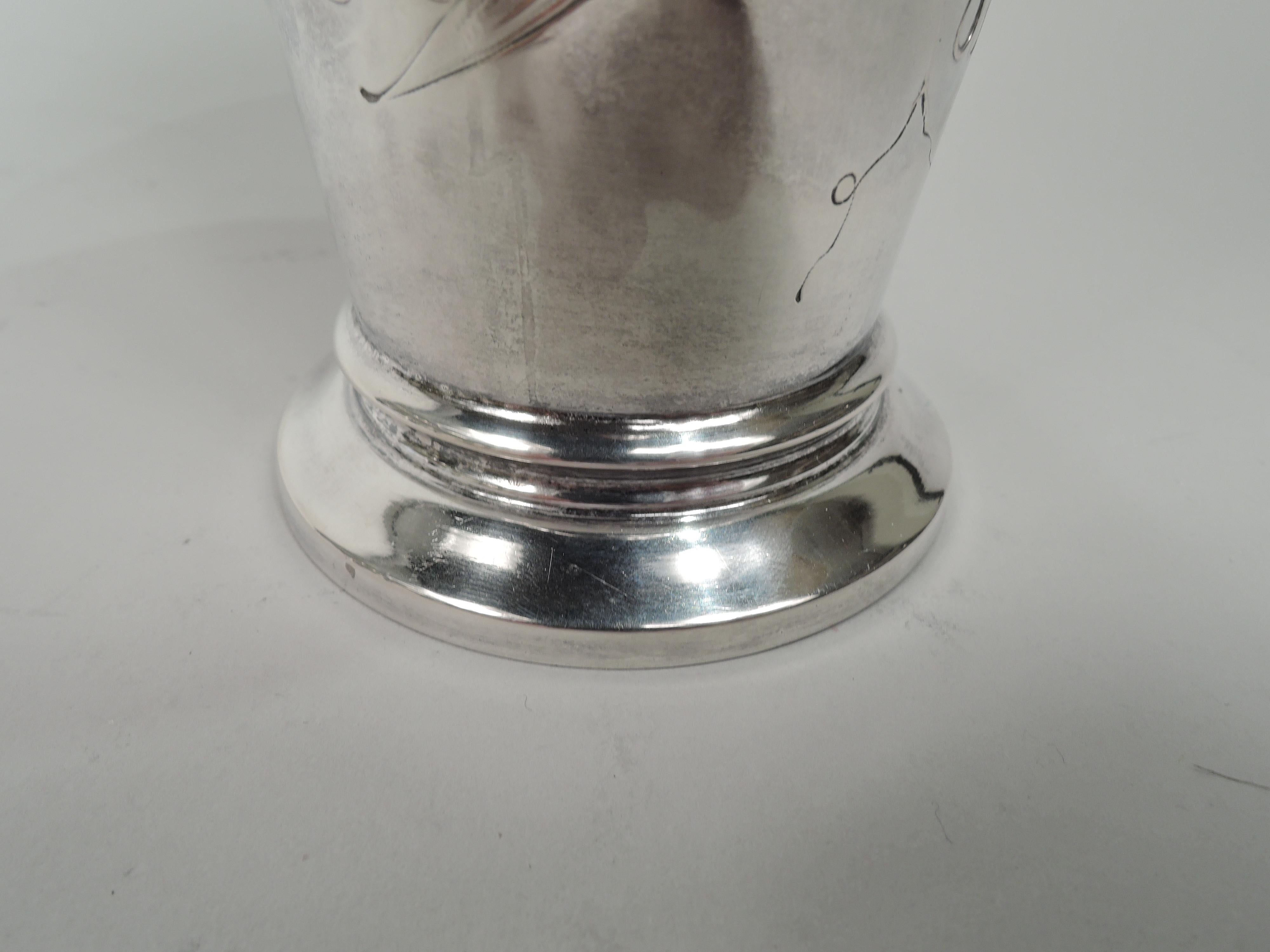 Antique German Silver Wine Cup with Fruiting Grapevine 2