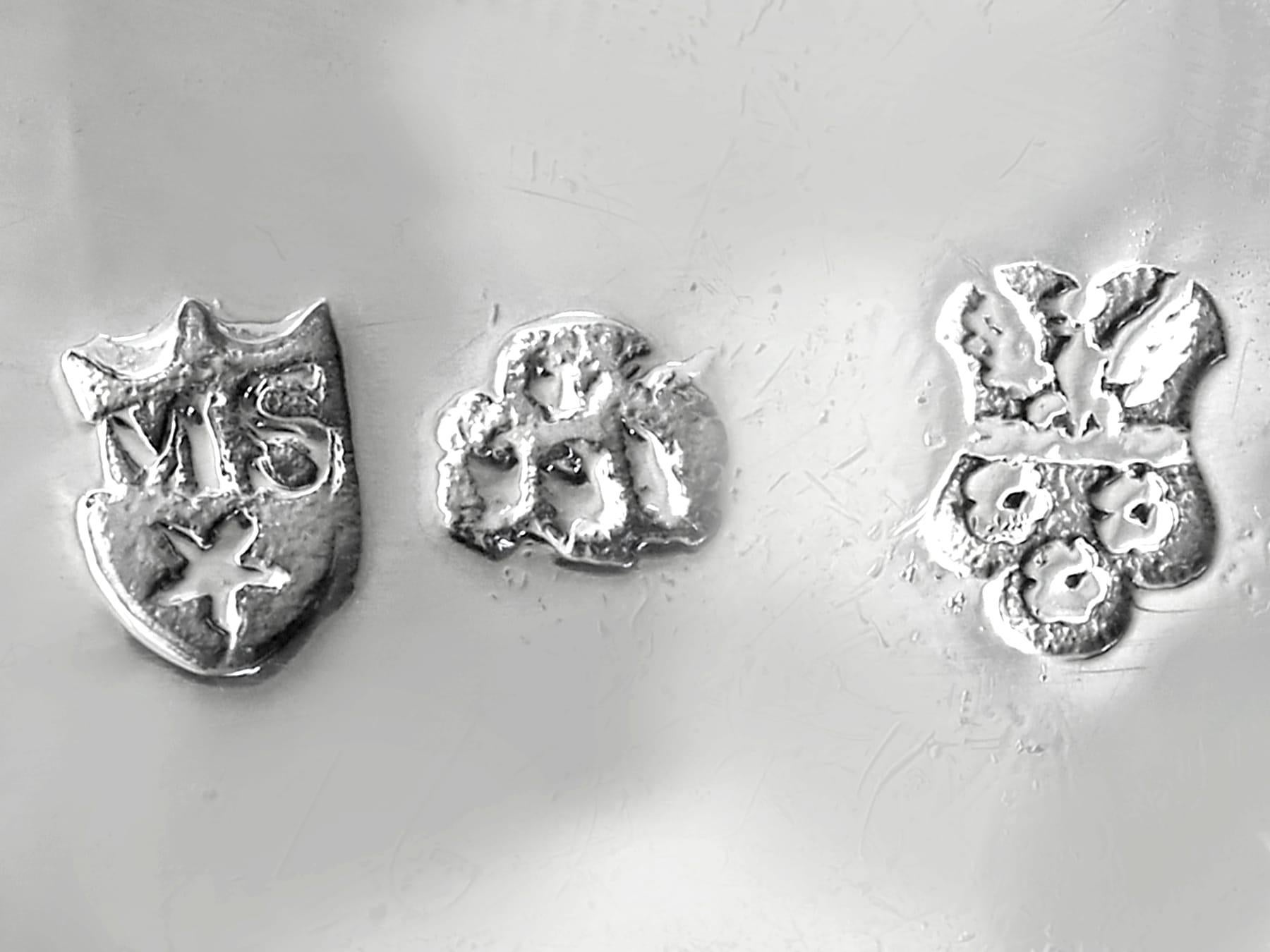 Antiguo azucarero búho alemán de plata de ley 1907 en venta 8
