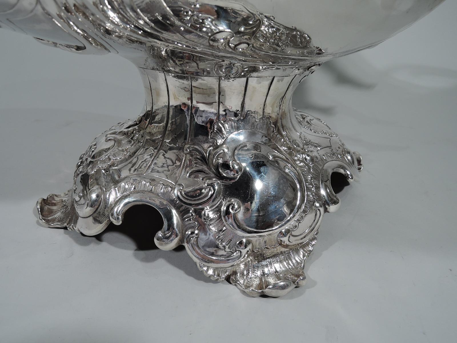 Antique German Sterling Silver Venus & Cupid Centerpiece Bowl 5